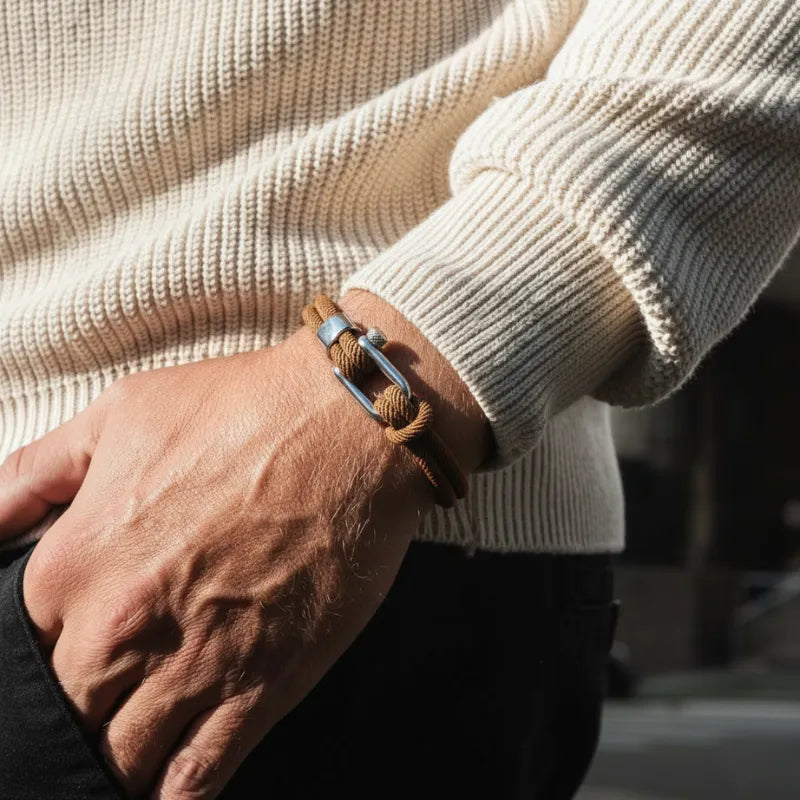 Khaki Rope Bracelet Malibu